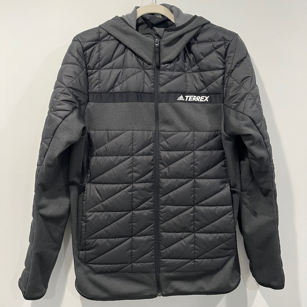 Men's adidas Hybrid Jacket - Black - Size Large
